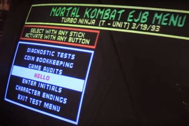Over 20 years later, Mortal Kombat's secret Ed Boon menus uncovered