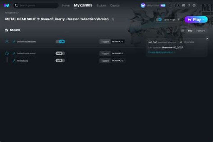 Metal Gear Solid PC Cheats