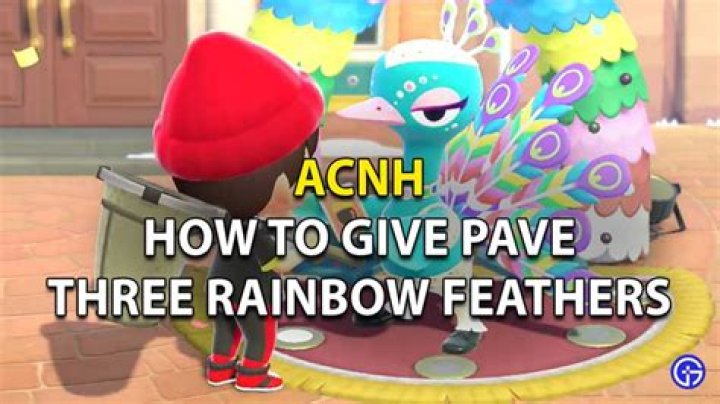How To Give Pave 3 Rainbow Feathers At Once In ACNH
