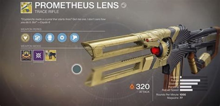 Destiny 2 Curse of Osiris Prometheus Lens Exotic Trace Rifle: How to Get It