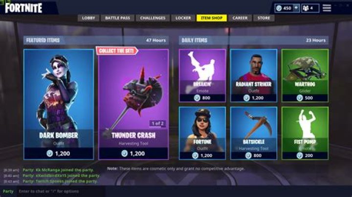 Fortnite Daily Items September 7: Fend Off Disease in Today's Item Shop
