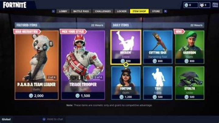 Fortnite Daily Items September 8: Rare and Epic Defines Today's Item Shop