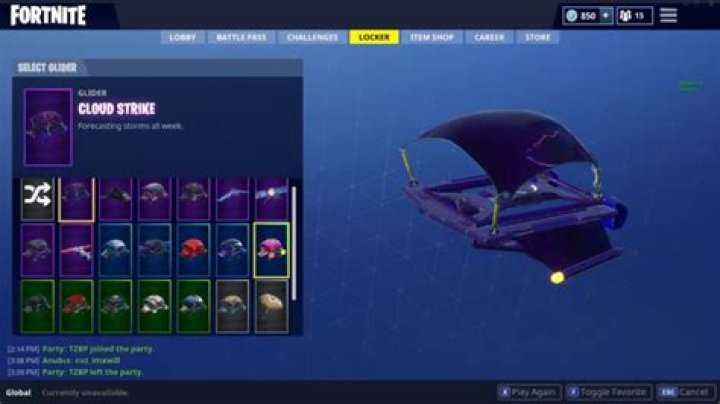 Fortnite Cloud Strike Glider Skin: How to Get the Fortnite Cloud Strike Glider Skin
