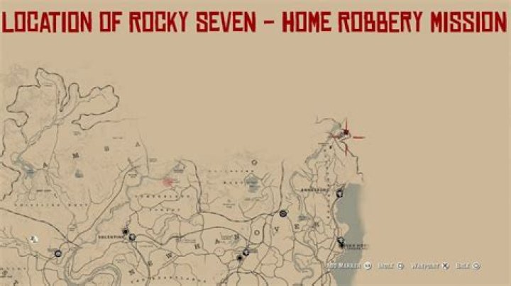Red Dead Redemption 2 Rocky Seven Location