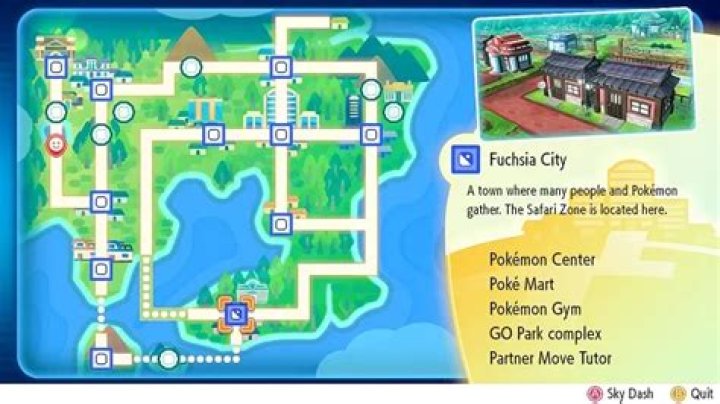 Pokemon Let's Go - Go Park Location