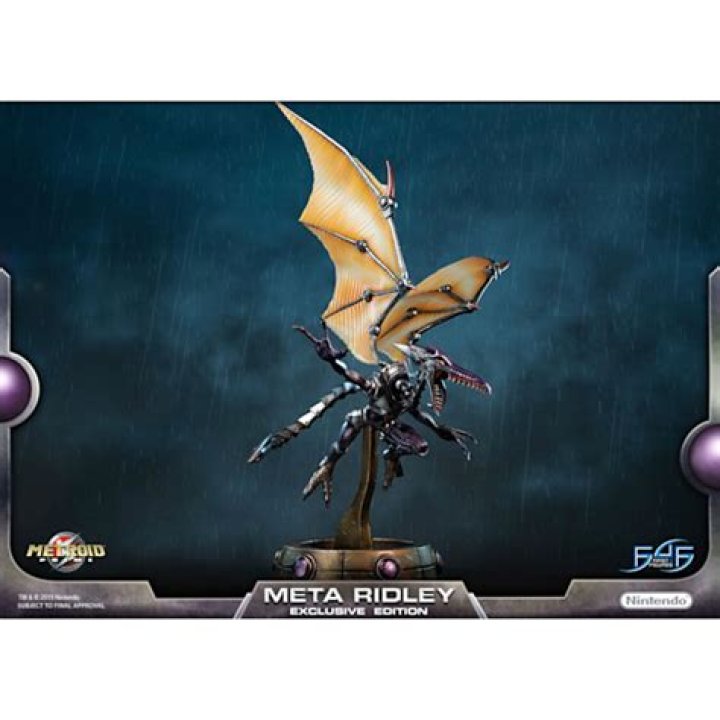 Metroid Prime Meta Ridley statue is an absolute unit, too big for Smash Bros