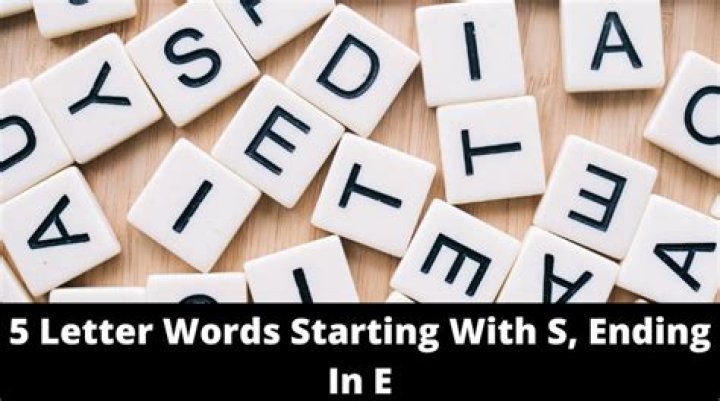 5 Letter Words Starting with S and Ending in E - Wordle Game Help