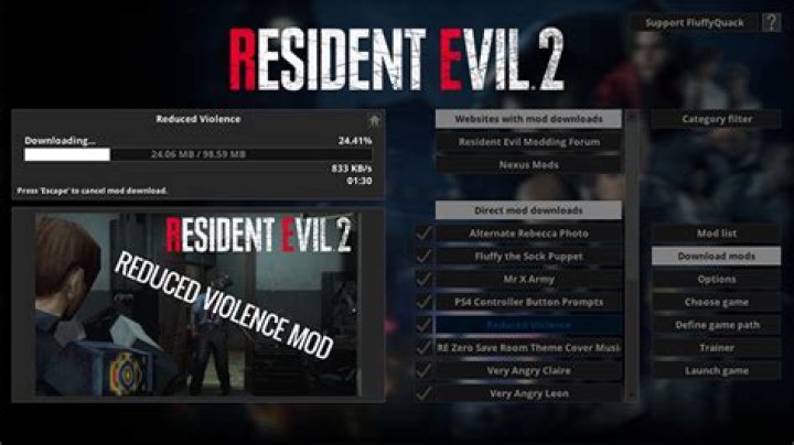 Resident Evil 2 Remake Cloud Strife mod and the other best Resident Evil mods