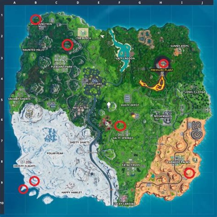 Fortnite Season 10 Week 6 Boogie Down Cheat Sheet