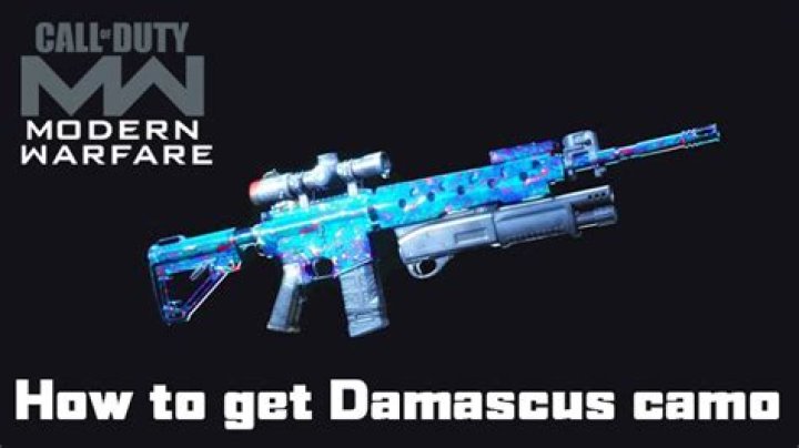 How to unlock Modern Warfare Damascus camo