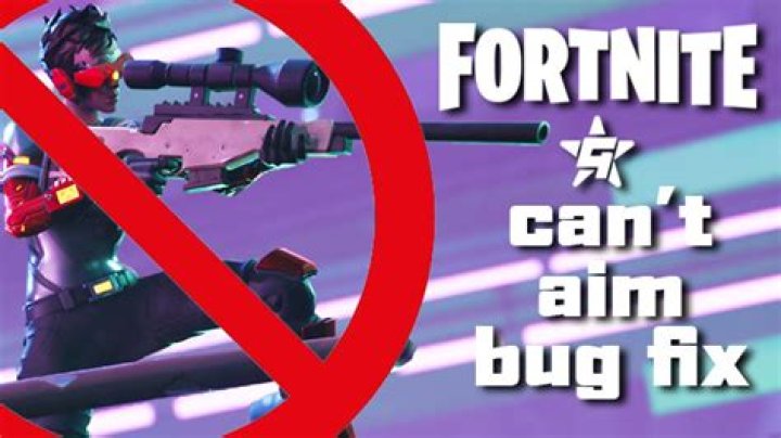 Fortnite Can't Aim Bug | Unable to aim down sights fix