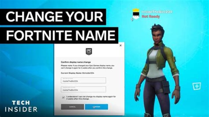 How to change your name in Fortnite