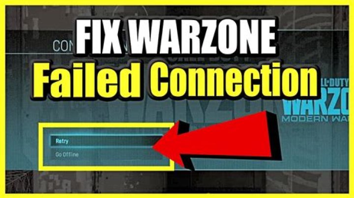 Call of Duty: Warzone Connection Failed Error Fix