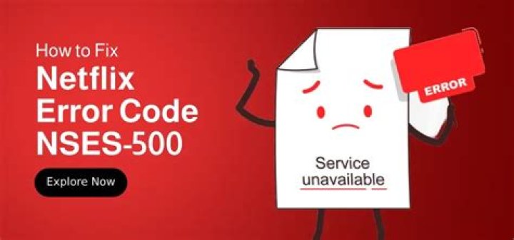 Is Netflix down? | Error NSES-500 fix