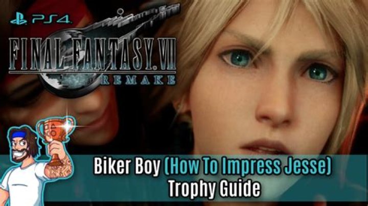 FF7 Remake Biker Boy Trophy | How to get praised by Jessie in Chapter 4
