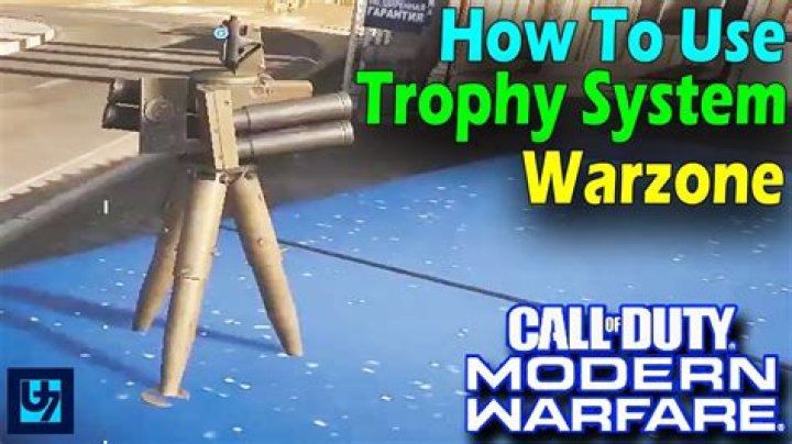 What does Trophy System do in Call of Duty: Warzone?