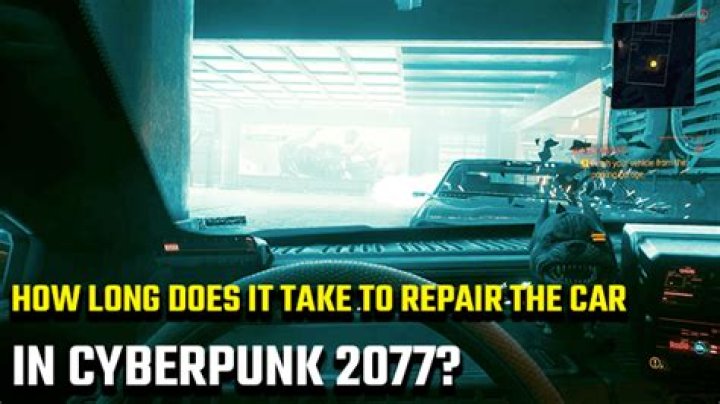 Cyberpunk 2077 Human Nature | How long does it take for the car to be repaired?