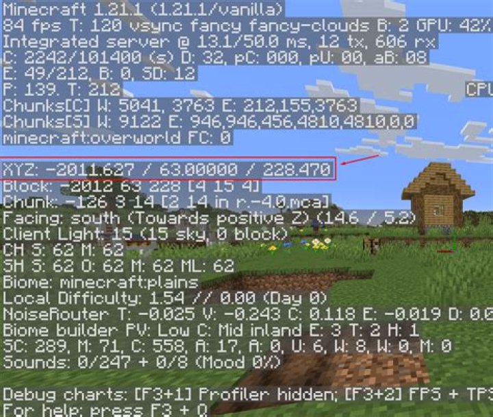 Minecraft | How to show coordinates