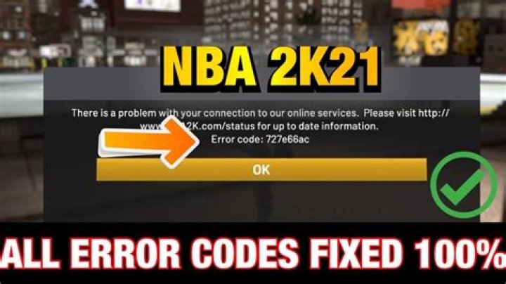 How to fix NBA 2K21 error code A40C9996