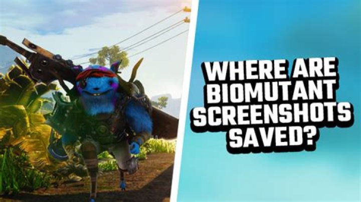 Biomutant Screenshots: Where are photos saved and can't find folder fix