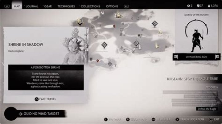 Ghost of Tsushima Shadow of the Colossus Armor: How to solve the Shrine in Shadow Puzzle