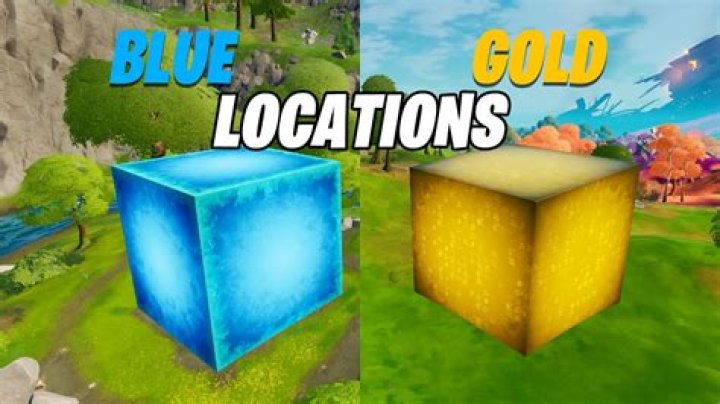 Fortnite Season 8 Cube Locations: Gold, blue, and Kevin the Cube map points