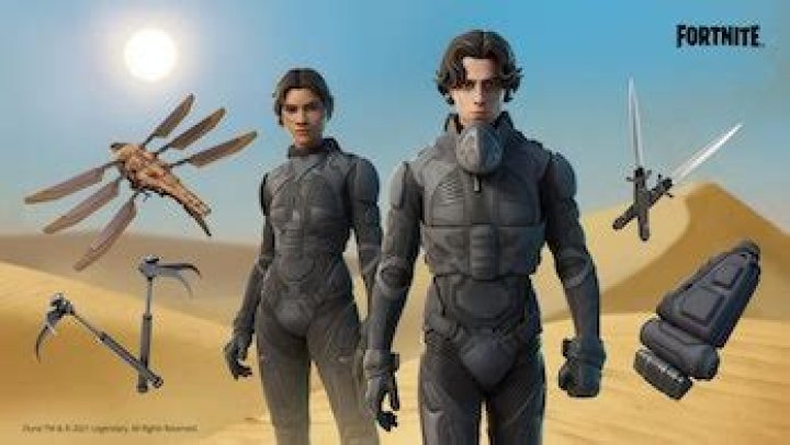 Fortnite: How to unlock Dune skins and cosmetics