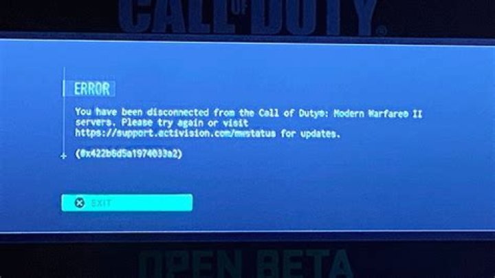 Call of Duty: Modern Warfare 2: You Have Been Disconnected from Servers Fix