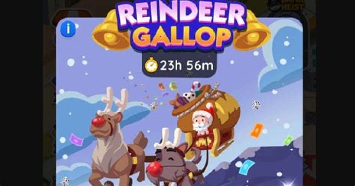 Monopoly Go Reindeer Gallop Tournament Rewards List for December 23-24, 2023