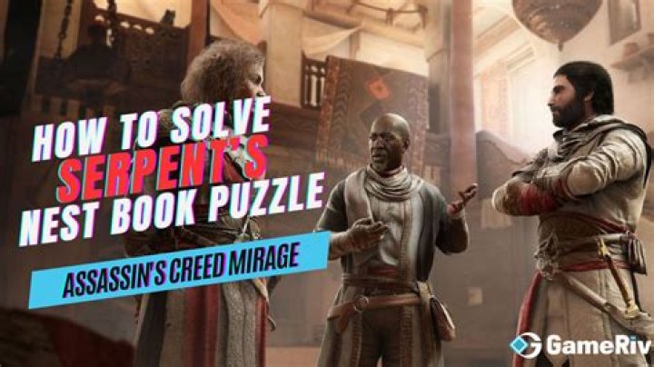 Assassin's Creed (AC) Mirage: How To Solve Serpent’s Nest Book Puzzle
