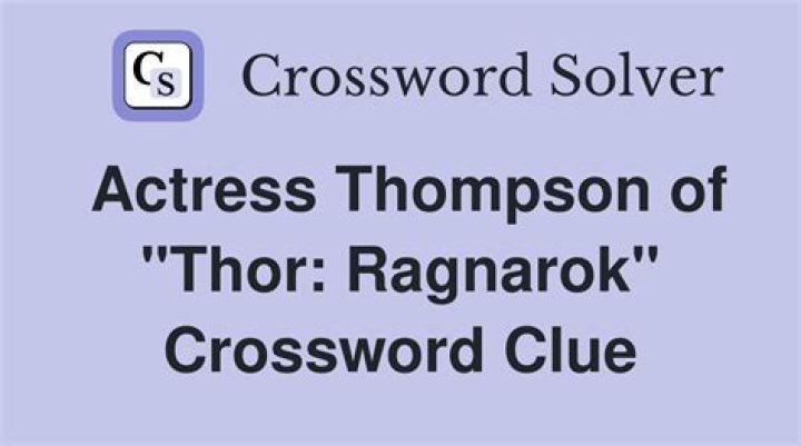 Love and Thunder” crossword clue answer