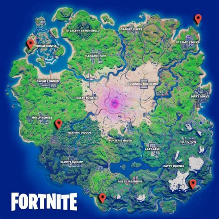 All Bigfoot (#38) locations in Fortnite Chapter 2 Season 5