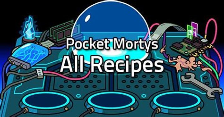 All Pocket Mortys crafting recipes