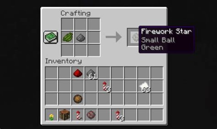All Minecraft Fireworks and Firework Star Recipes