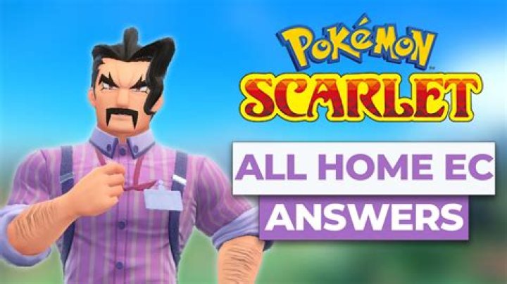 All Pokémon Scarlet and Violet Home Ec Answers