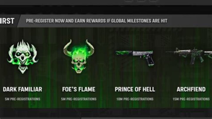 All Pre-Registration Rewards for Call of Duty: Warzone Mobile
