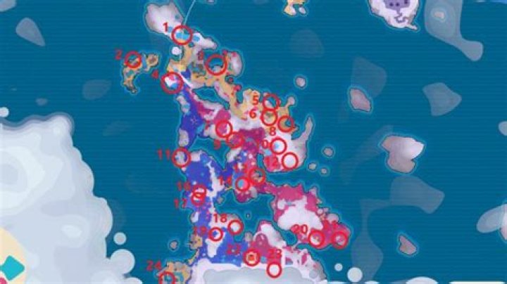 All treasure pod locations in Starlight Strand in Slime Rancher 2 – Treasure capsule map