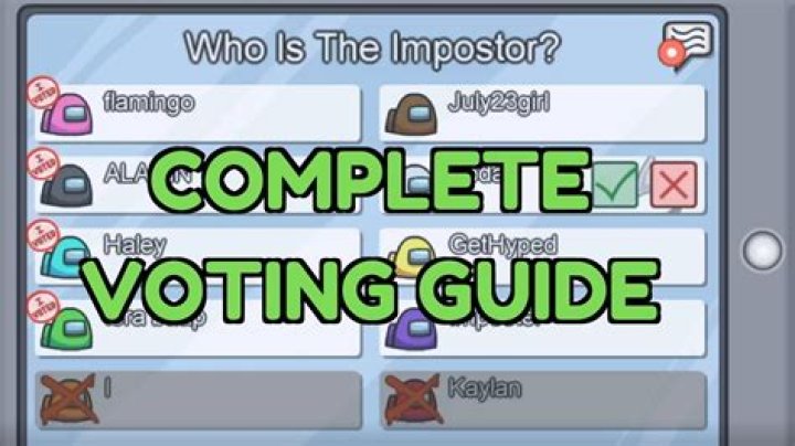 Among Us: How To Vote