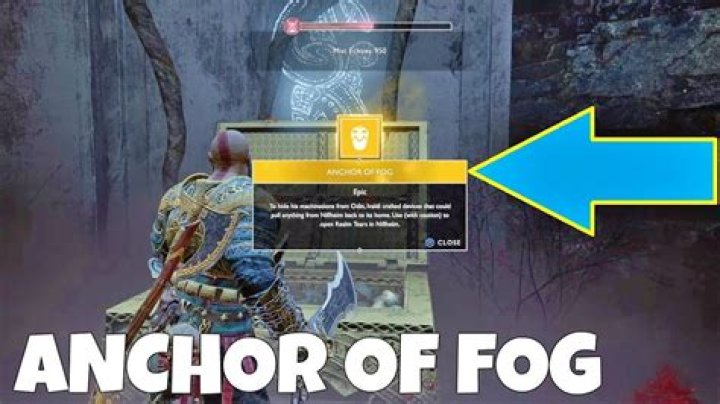 How To Get Anchor Of Fog In God Of War