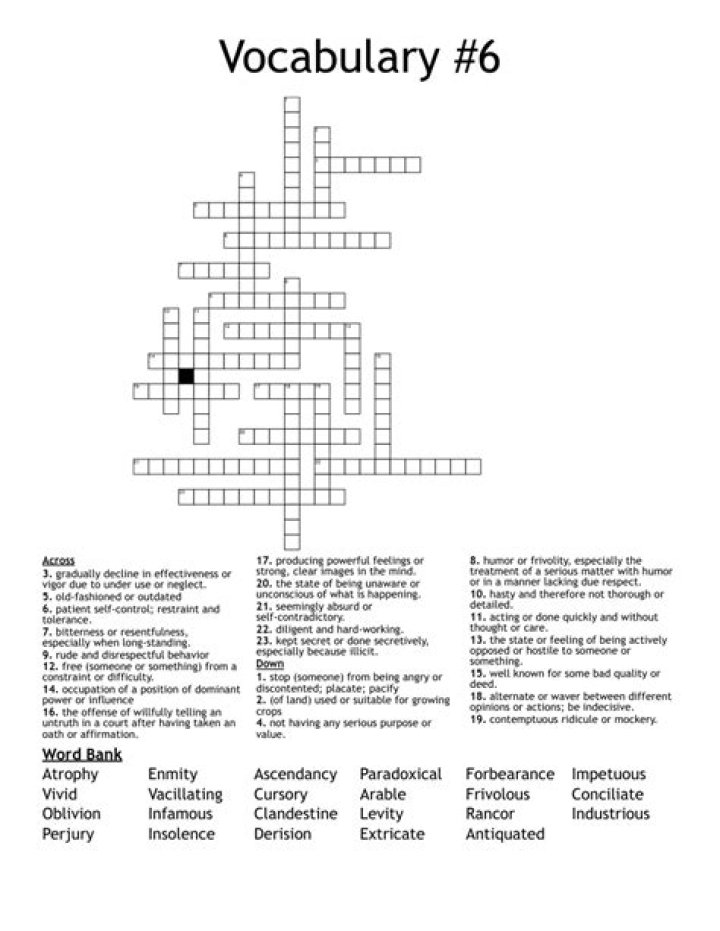 ___ and vigor crossword clue answer