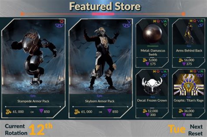 Anthem's Featured Store Rotation for The Weekend