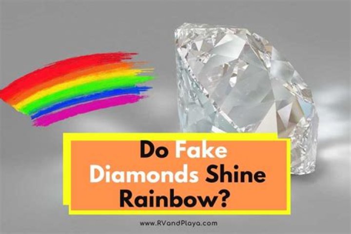 Are rainbow diamonds fake?
