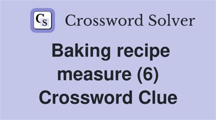 Baking need Crossword Clue and Answer