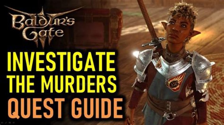 Baldur's Gate 3: How to Complete Investigate the Murders in BG3