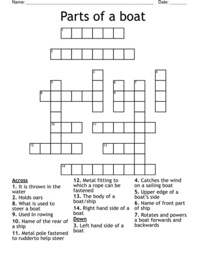 Ball game played in a small boat Crossword Clue and Answer