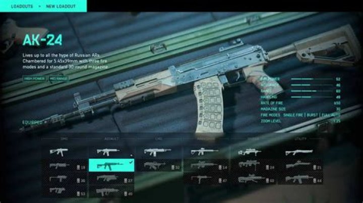 Best AK-24 Loadout in Battlefield 2042