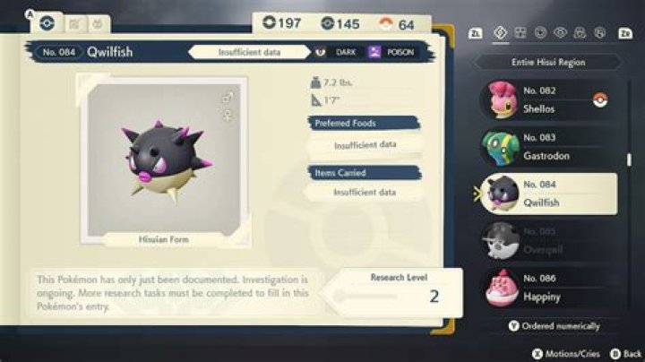 Best Nature for Qwilfish and Overqwil in Pokémon Legends: Arceus