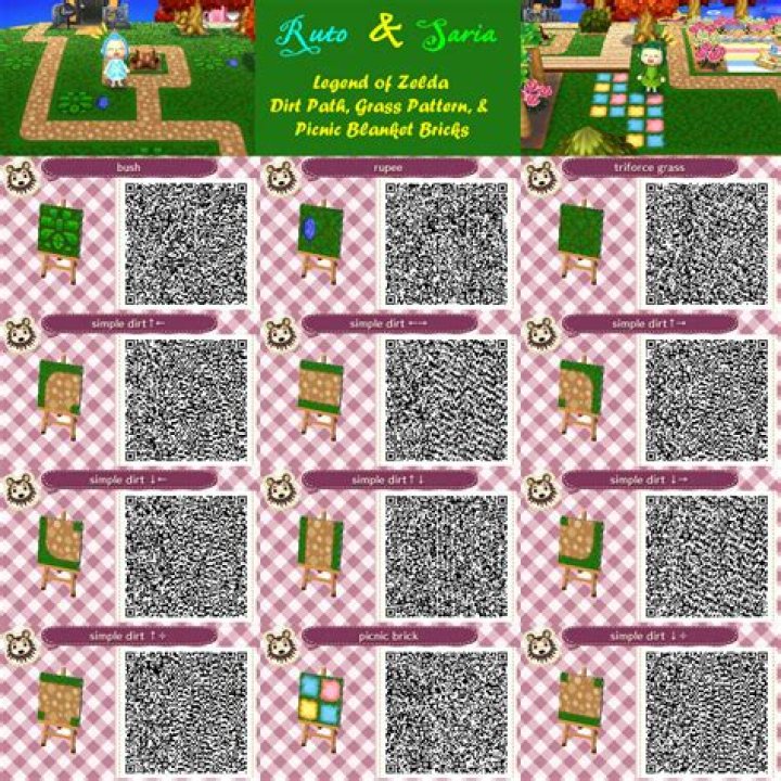 Best Path QR Codes for Animal Crossing: New Horizons