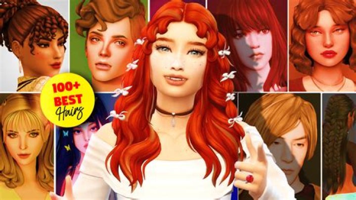 The best cc hair packs in The Sims 4