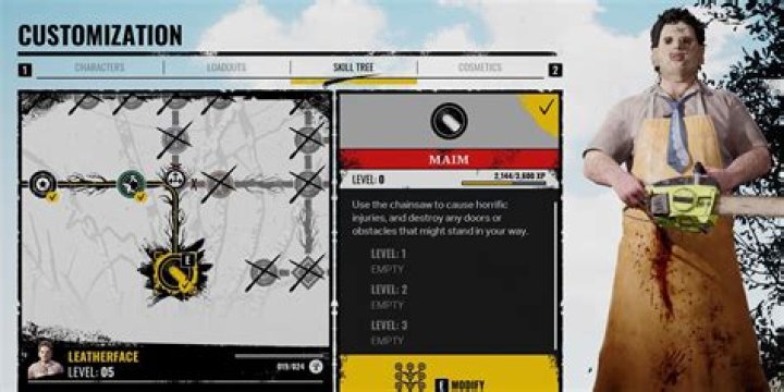 Best Texas Chain Saw Massacre Leatherface Build: Skill Tree, Perks, and Attributes